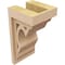Ekena Millwork 5"W x 5"D x 10"H Wide Sheridan Rough Cedar Woodgrain TimberThane Corbel, Primed Tan CORUR05X05X10SHERCPR - alternate 4